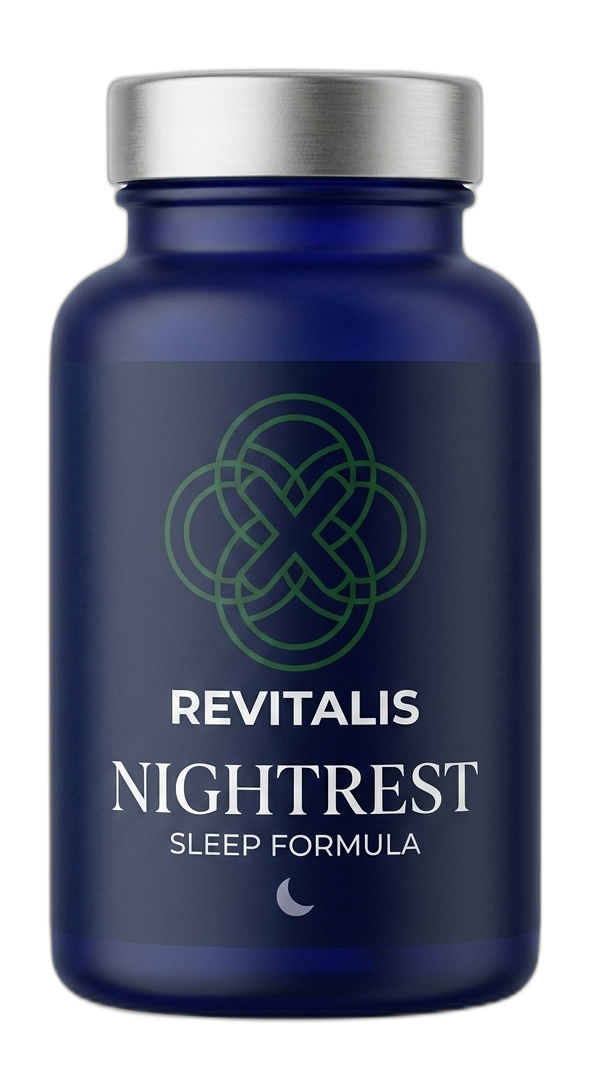 Revitalis NightRest Sleep and Insomnia Formula Bottle