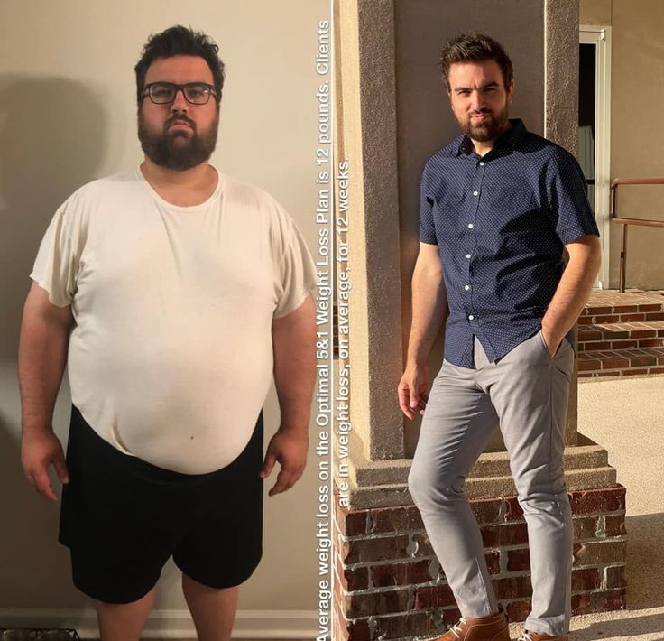 Michael B. before and after body transformation